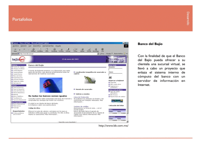 Portafolio de clientes de desarrollo